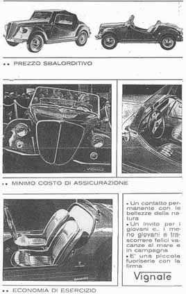 Italian Vignale Gamine brochure #2