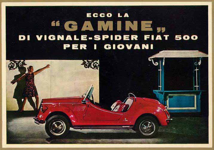 Italian Vignale Gamine brochure #3, page 1