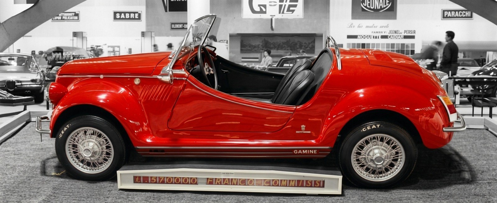 Vignale Gamine, classic two-seater convertible