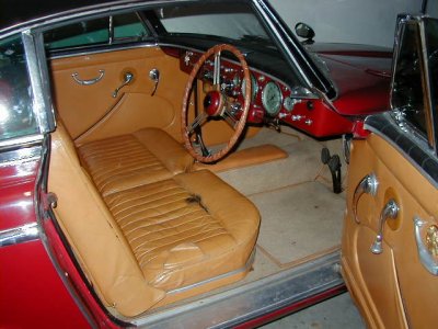 1953 MG TD interior