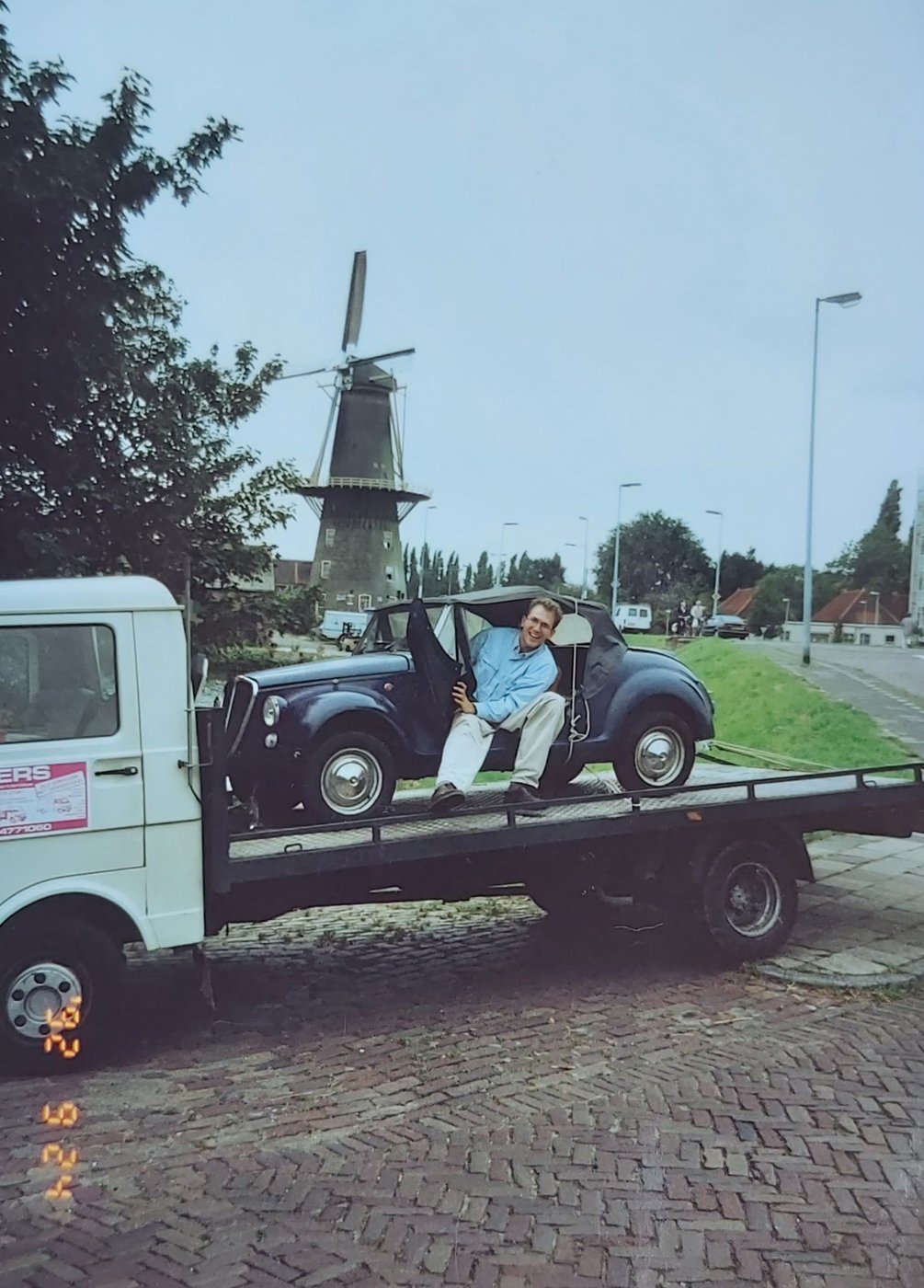 The obligatory photo by a windmill in Vlaardingen
